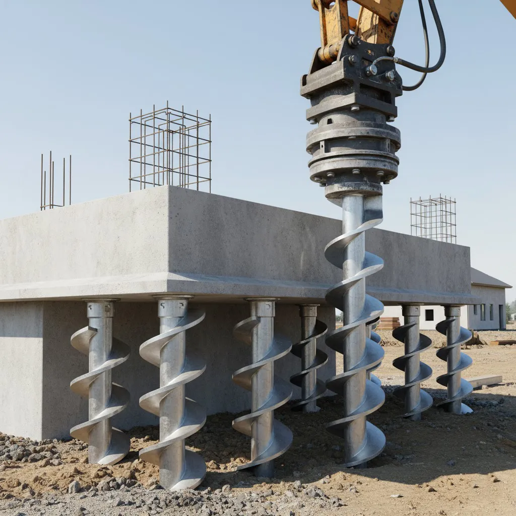 เสาเข็มสกรู คืออะไร ทางเลือกใหม่ของงานฐานรากที่มั่นคง