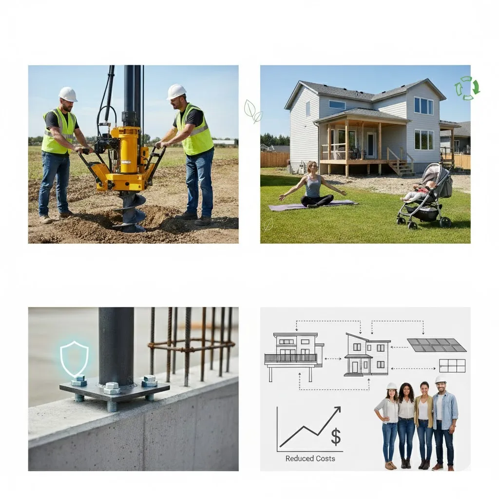 เสาเข็มสกรู ข้อดี ข้อเสีย เจาะลึกทางเลือกฐานรากยุคใหม่ที่คุณควรรู้