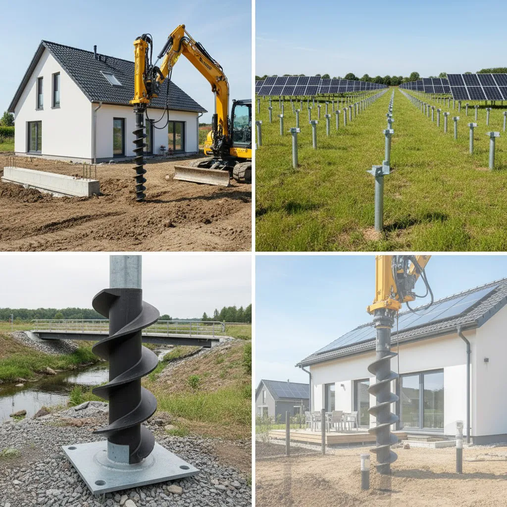 เปิดโลกเสาเข็มสกรู เหมาะกับงานแบบไหน ที่ช่างยุคใหม่ต้องรู้