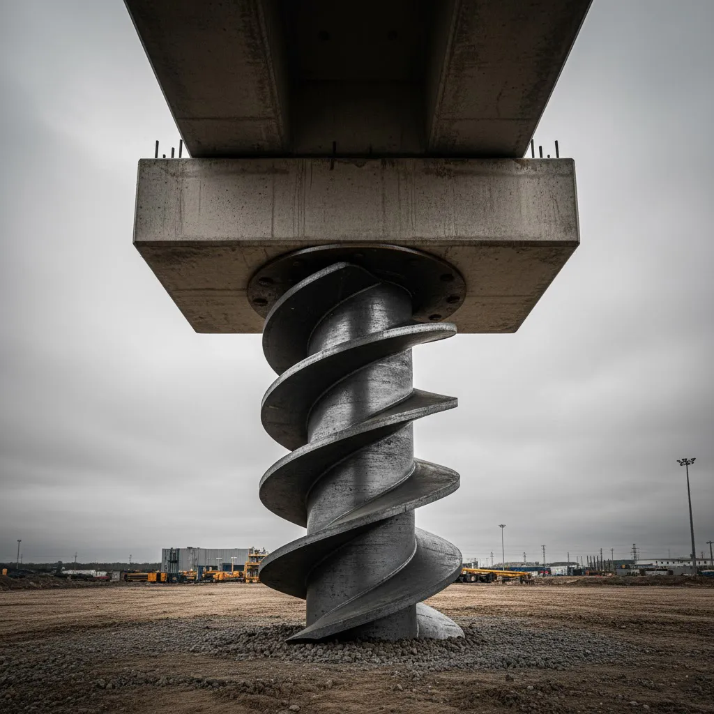 เสาเข็มสกรู รับน้ำหนักได้เท่าไหร่ ไขข้อสงสัยเรื่องฐานรากยุคใหม่ที่มั่นคง