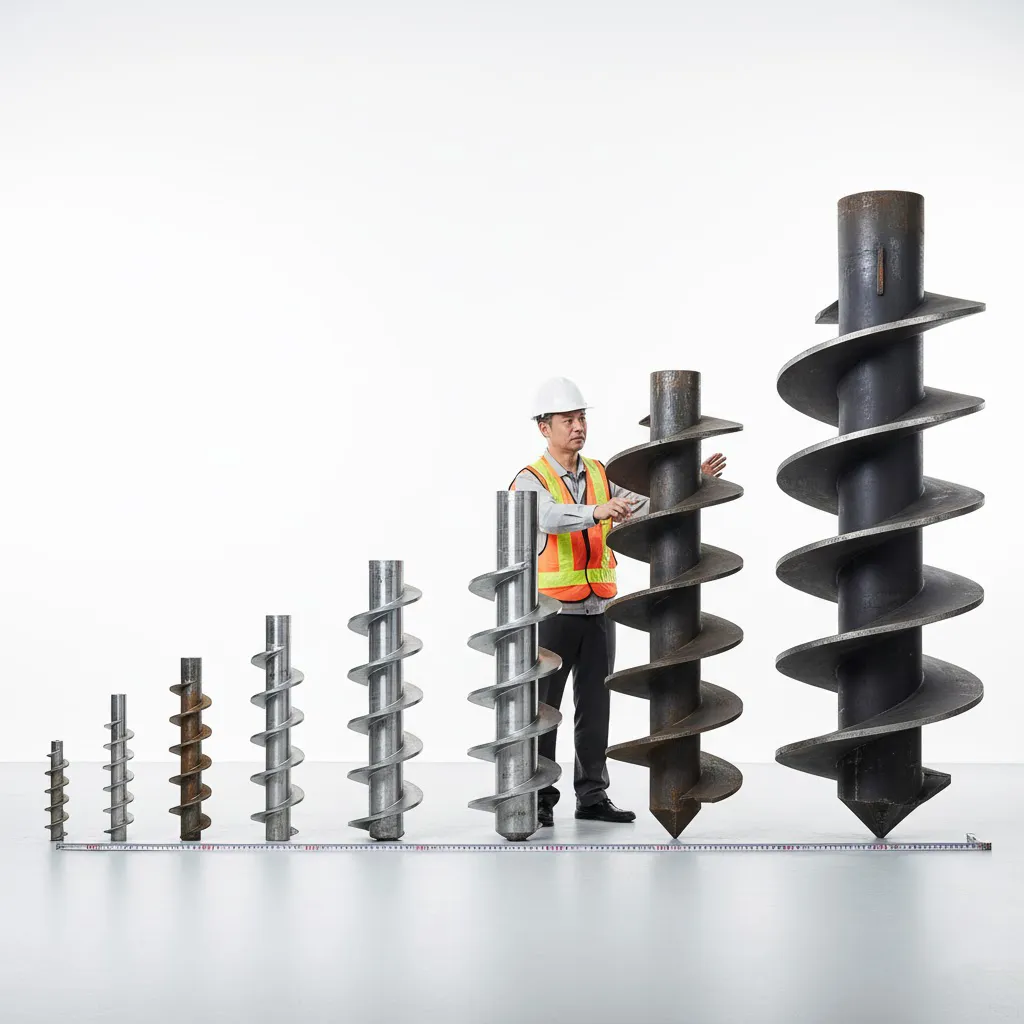 เจาะลึก ขนาดเสาเข็มสกรู เลือกอย่างไรให้แข็งแกร่ง มั่นคงทุกการก่อสร้าง